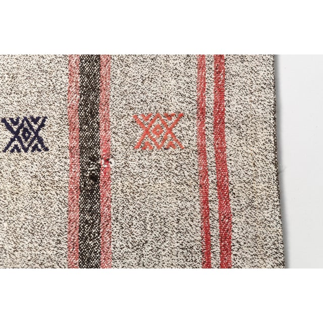 Organic Oushak Vintage Kilim For Sale - Image 6 of 10