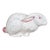 Mid 20th Century Tiffany & Co. Austria Ceramic Bunny Bank – White & Pink For Sale