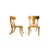 Set of 8 Teak Klismos patio chairs. The chairs are made of solid Peruvian Teak. Finished and ready to enjoy. Set is well...