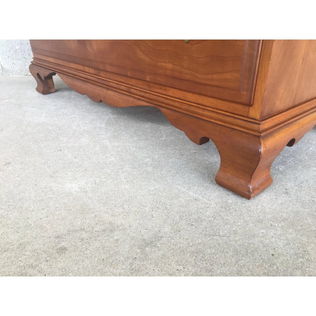 Brown Statton Furniture Cherry 3 Drawer Bachelor Chest For Sale - Image 8 of 10