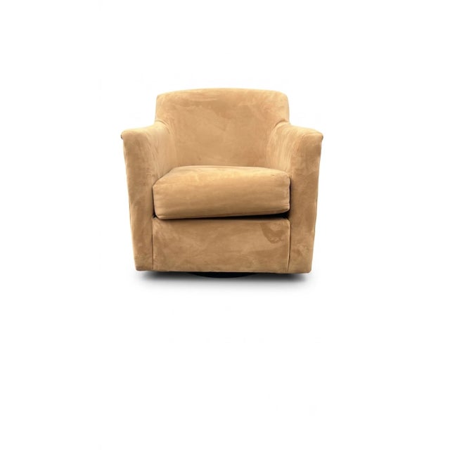 The Dune Plush Swivel Accent Chair For Sale In Philadelphia - Image 6 of 11