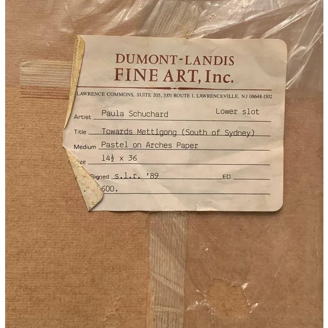 Contemporary Large Pastel Landscape 'Towards Mettingong' by Paula Schuchard For Sale - Image 3 of 4