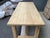 French Farmhouse Stripped Solid-Plank Oak Fram Table For Sale - Image 4 of 12