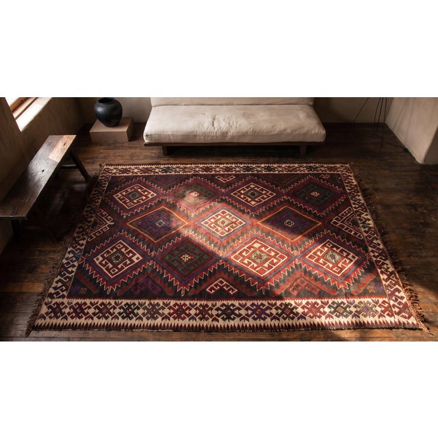 Textile Antique Caucasian - Kilim Rug For Sale - Image 7 of 9