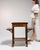 Brown 1910s France Art Deco Brown Wood Side Table For Sale - Image 8 of 14