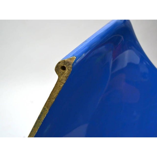 Blue Panton Chair For Sale - Image 8 of 9