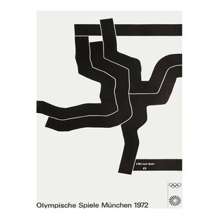 1972 Munich Olympic Games - Eduardo Chillida Poster For Sale