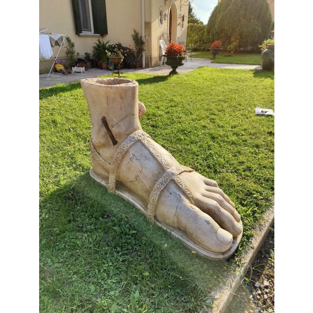 Unknown, Foot of Mercury, 18th Century, Greek Thassos Marble For Sale - Image 14 of 17