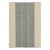 Rug & Kilim’s Contemporary Kilim in Beige and Blue Textural Stripes For Sale