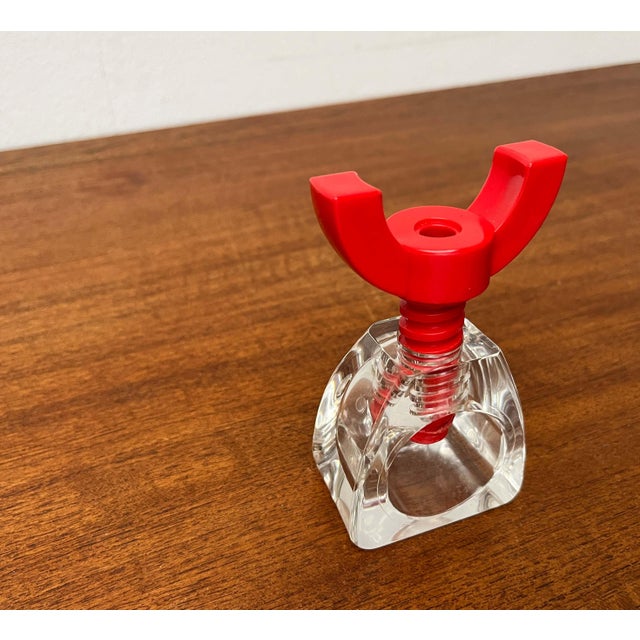 Postmodern Red Acrylic Nutcracker, Finland, 1980s For Sale - Image 14 of 16