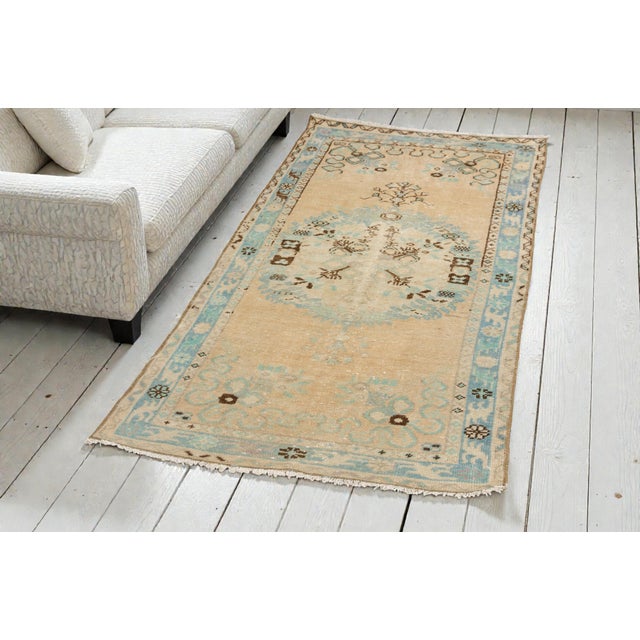 Mid 20th Century Anatolian Kurdish Handknotted Area Rug For Sale - Image 4 of 10