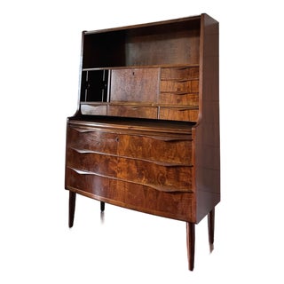 Circa 1960s Secretary Desk/Hutch by Erling Torvits, , Attributed For Sale