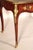 Brown Antique Louis XV Style King Wood and Tulip Wood Bronze Mounted Leather Top Desk For Sale - Image 8 of 12