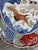 Late 20th Century Made in Japan Imari Crane Motif Large Bowl For Sale - Image 5 of 18