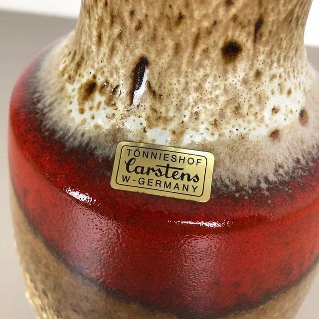 Fat Lava Ceramic Vase by Heinz Siery for Carstens Tönnieshof, Germany, 1970s For Sale - Image 6 of 16