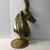 Hollywood Regency Brass Gazelle Head Statue For Sale - Image 12 of 13