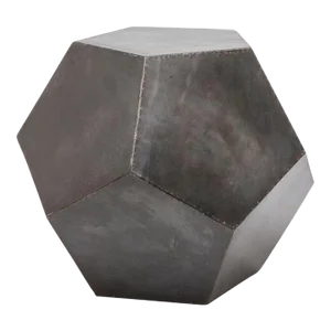 Senet Zinc Geometrical Stool/ Side Table