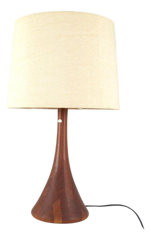 Large Wooden Table Lamp from Domus