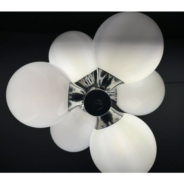 Vintage Sputnik Ceiling Light For Sale - Image 9 of 11