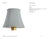 Visual Comfort Signature 5" Blue Linen Bell Empire Shade Designer: Visual Comfort Signature Height: 5" Base: Shade...