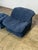 Textile 1990s Scoop Lounge Chair and Ottoman For Sale - Image 7 of 10