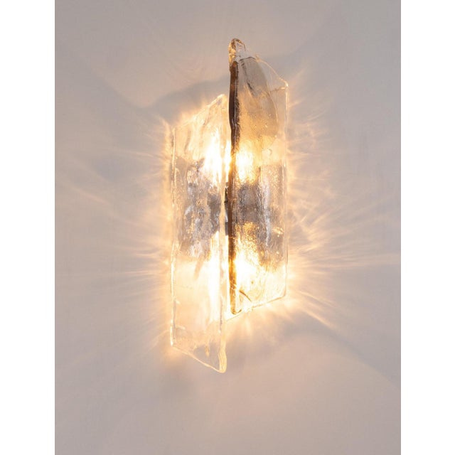 Large Murano Glass Sconce from Kalmar, Austria, 1970s For Sale - Image 11 of 14