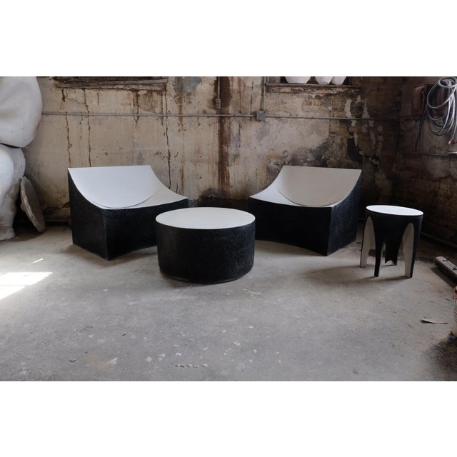 Cast Resin Millstone Coffee Table Bw Finish By Zachary A Design Chairish See more of millstone coffee and tea bar on facebook. cast resin millstone coffee table bw finish by zachary a design