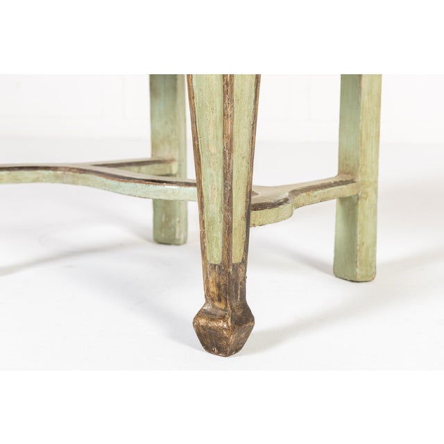 Antique Italian Painted Chairs, 1700s, Set of 10 For Sale - Image 10 of 13