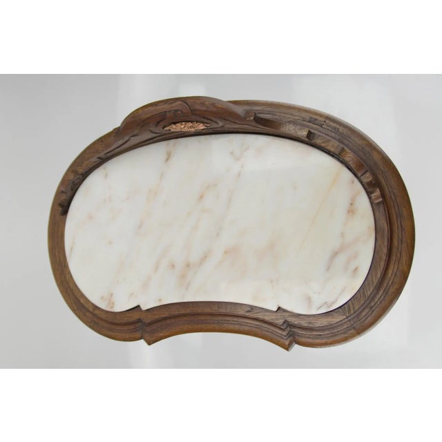 Antique Louis XVI Style Brass and Marble Cabinet For Sale - Image 16 of 18