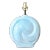 Postmodern Baby Blue Ceramic Swirl Three Way Table Lamp For Sale