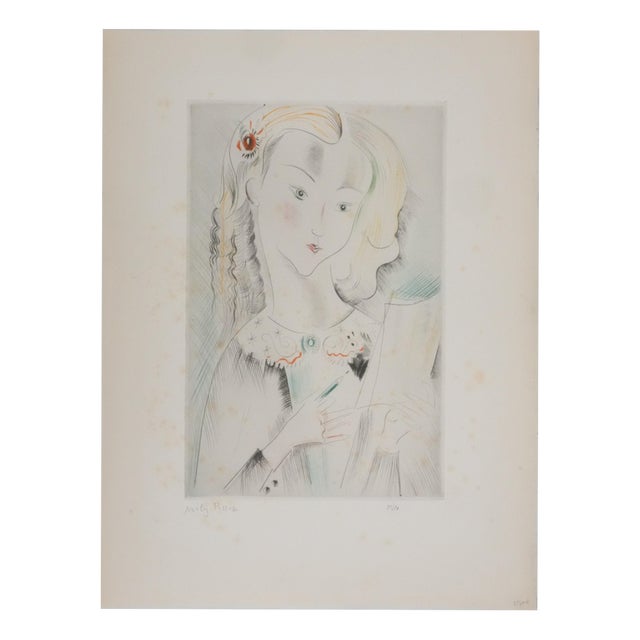 Mily Possoz, The Illustrator, Original Signed Engraving For Sale