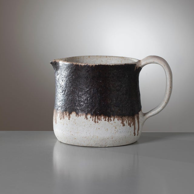 Minimalist Stoneware Pitcher by Bruno Gambone, Italy, 1960s For Sale - Image 10 of 10