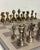Modern Steel and Brass Chess Set from Italfama, 1970, Set of 33 For Sale - Image 3 of 9