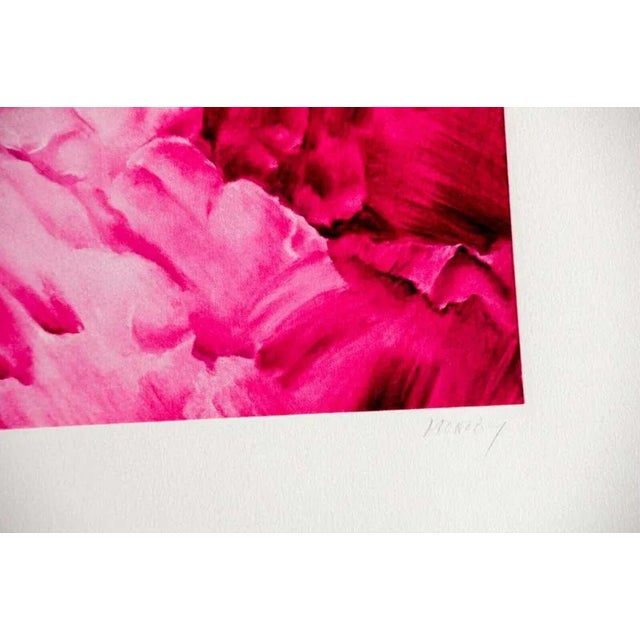 Original Color Hand Signed & Numbered Jaques Monory Serigraph, 1980. 72 x 100 cm (28 1/4 x 39 1/4 in). This Serigraph is a...