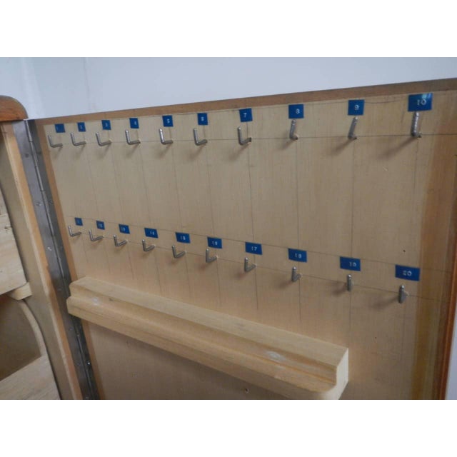 Vintage Laboratory Cabinet in Wood, 1950 For Sale - Image 11 of 14