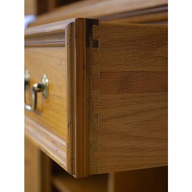 Baker Furniture Company Baker Milling Road English Country Pine Linen Cabinet For Sale - Image 4 of 18