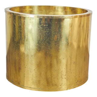 Large Brass Planter, 1970s For Sale