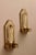 Gold Mid-Century Arts and Crafts Swedish Brass Sconces, Set of 2 For Sale - Image 8 of 10