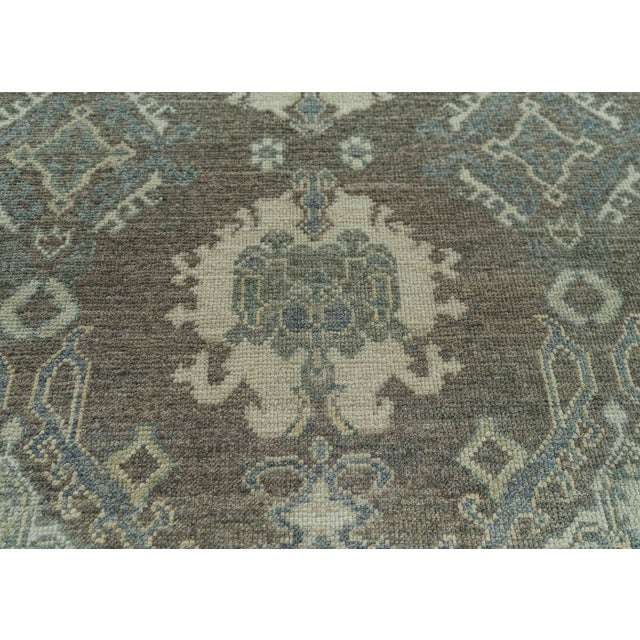 Turkish Turkish Oushak Rug 8'9" x 12'8" #19380 For Sale - Image 3 of 8
