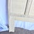 Boho Chic White Washed Wrapped Wicker Twin Headboards - A Pair For Sale - Image 4 of 6