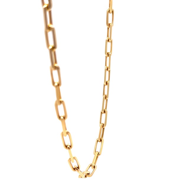 Contemporary Cartier 18ct Yellow Gold Santos De Cartier Necklace 23g For Sale - Image 3 of 10