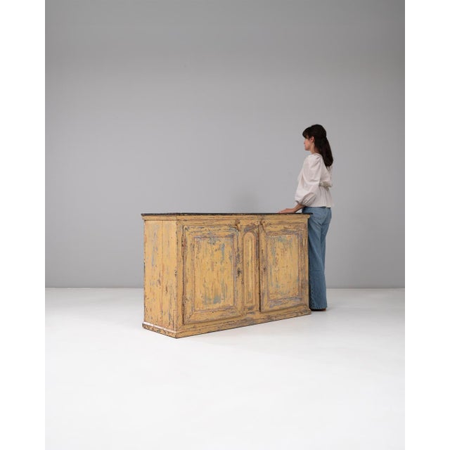 Early 19th Century 1830s French Provincial Wood Patinated Two-Door Buffet For Sale - Image 5 of 18