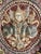 Textile Vintage Burmese Kalaga Embroidered Tapestry With Five Figural Medallions, 40" X 37" For Sale - Image 7 of 18