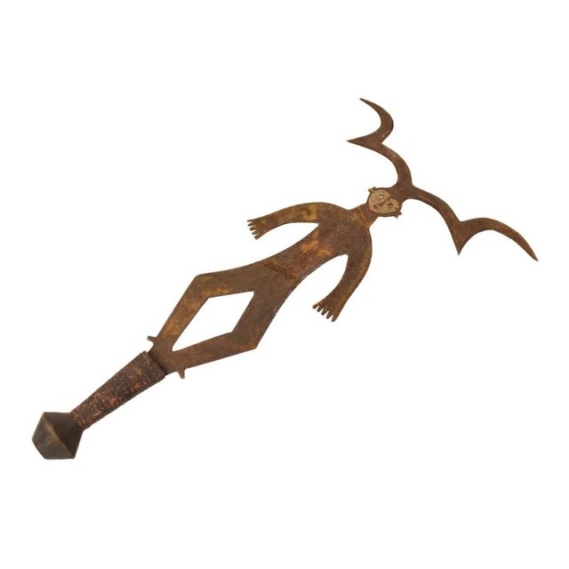 Brown Early 20th Century Bangi Figural Prestige Knife Currency For Sale - Image 8 of 8