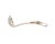 A sterling silver ladle produced by Sanborns. Made in Mexico, this ladle features a blossom accent on the handle. The...
