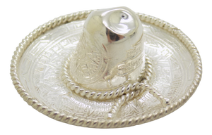 Vintage Mexican Handmade 925 Sterling Silver Sombrero, 1970s