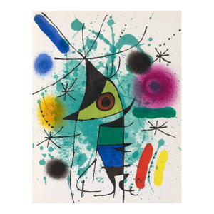 Joan Miro Original Lithograph V1-11 Mourlot 1970