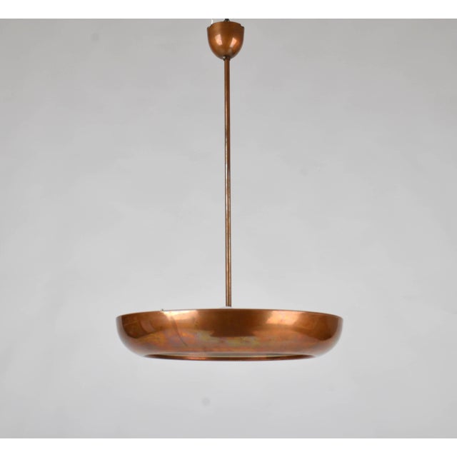 Bauhaus UFO Ceiling Light attributed to Josef Hurka for Napako, 1930s, in Very Good conditions. Designed 1920 to 1949 This...