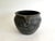 Late 20th Century Rustic Black Gray Pottery Vase For Sale - Image 5 of 8
