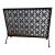 Antique Arts & Crafts/Aesthetic Movement Cast Iron Fire Screen With Acorn Motif For Sale